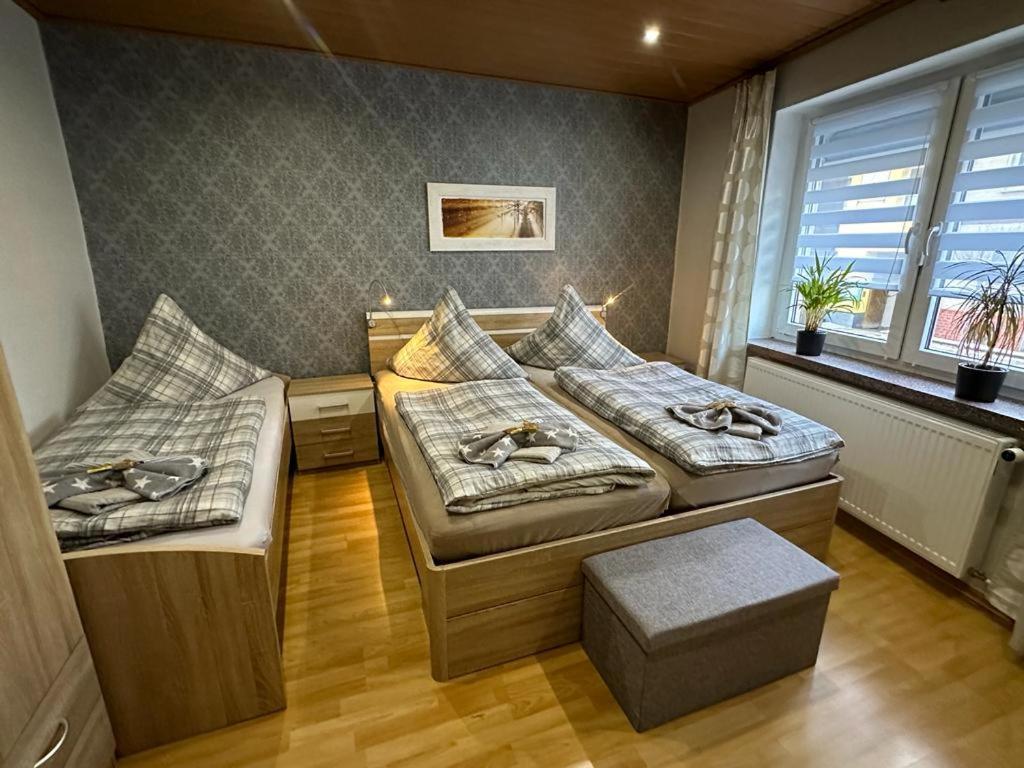 Christels Ferienwohnung 2 In Thale Mit Ueberdachter Terrasse, Kueche Mit Tv & Geschirrspueler Exterior foto