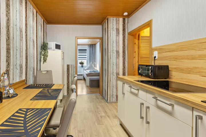 Christels Ferienwohnung 2 In Thale Mit Ueberdachter Terrasse, Kueche Mit Tv & Geschirrspueler Exterior foto